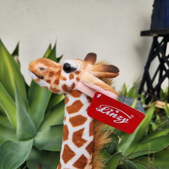 NEW 22" Giraffe Stuffed Animal Baby Shower Nursery Bedroom Room Decor Plush Linz - Picture 8 of 8